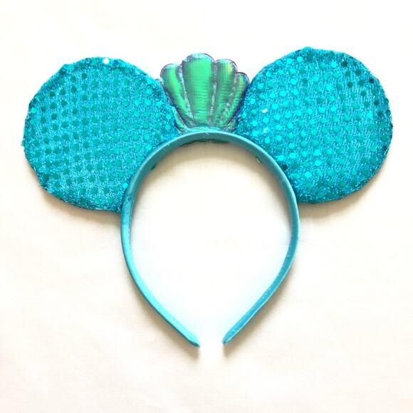 mermaid ears headband handmade - Picture 2 of 3